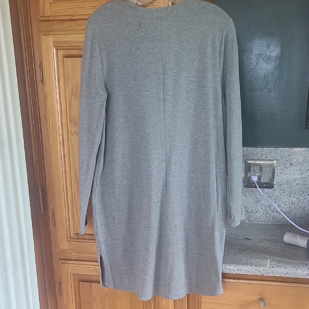 J. Jill Heather Gray Women's Cardigan Sz M - Picture 2 of 3